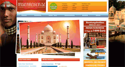 Desktop Screenshot of indienreisen.de